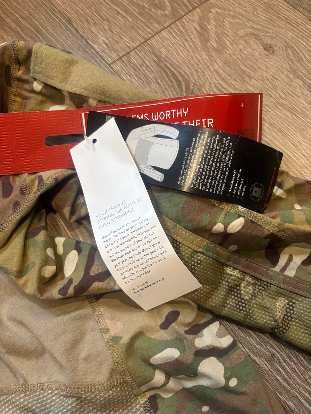 Men's Army Tactical Combat Shirt in Multicam - Picture 4 of 8